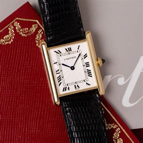 tank cartier second hand|vintage cartier tank watches.